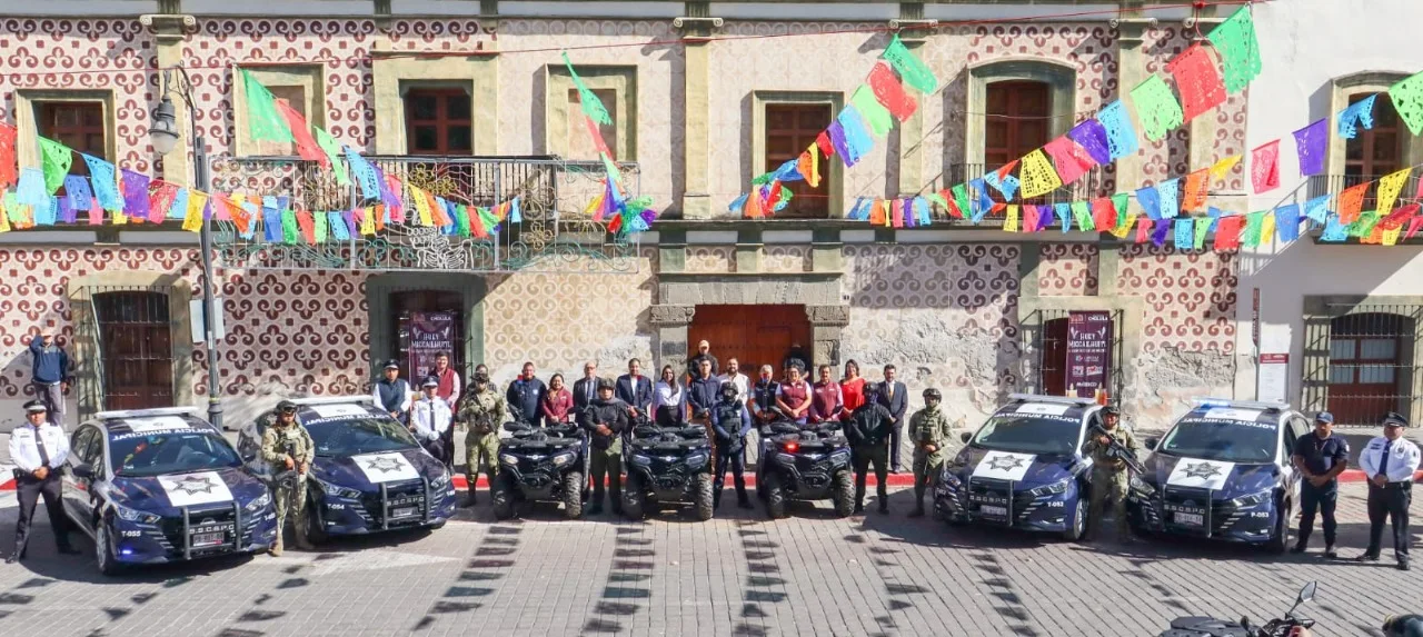 Tonantzin Fernández refuerza la seguridad en San Pedro Cholula con nuevas patrullas