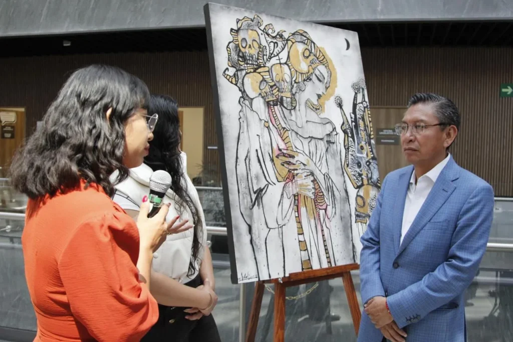 Con exposición “La Matlaziua”, José Luis Figueroa impulsa talento emergente