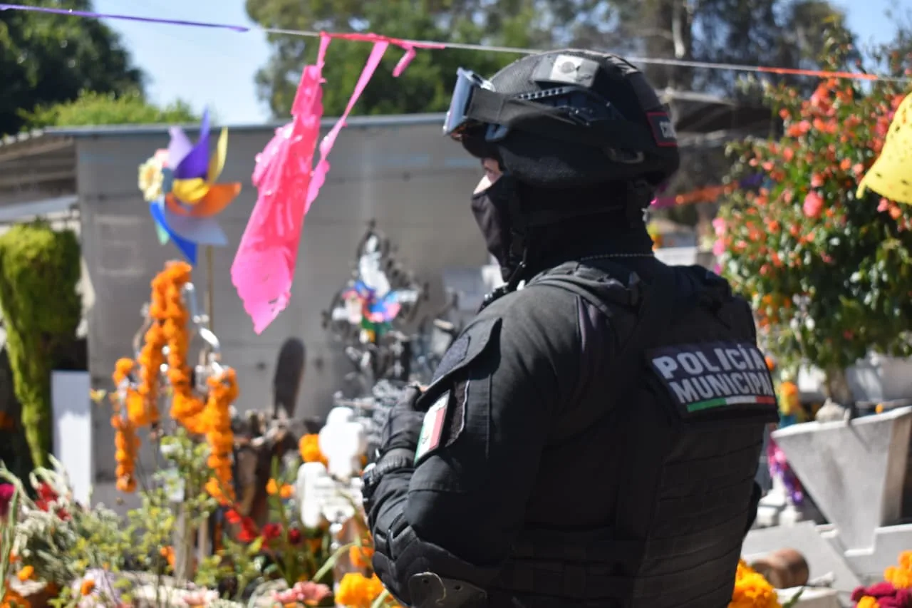 Saldo blanco en San Pedro Cholula durante las festividades del Día de Muertos