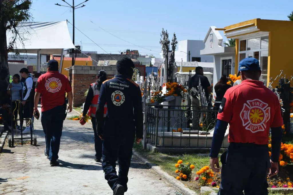 Saldo blanco en San Pedro Cholula durante las festividades del Día de Muertos