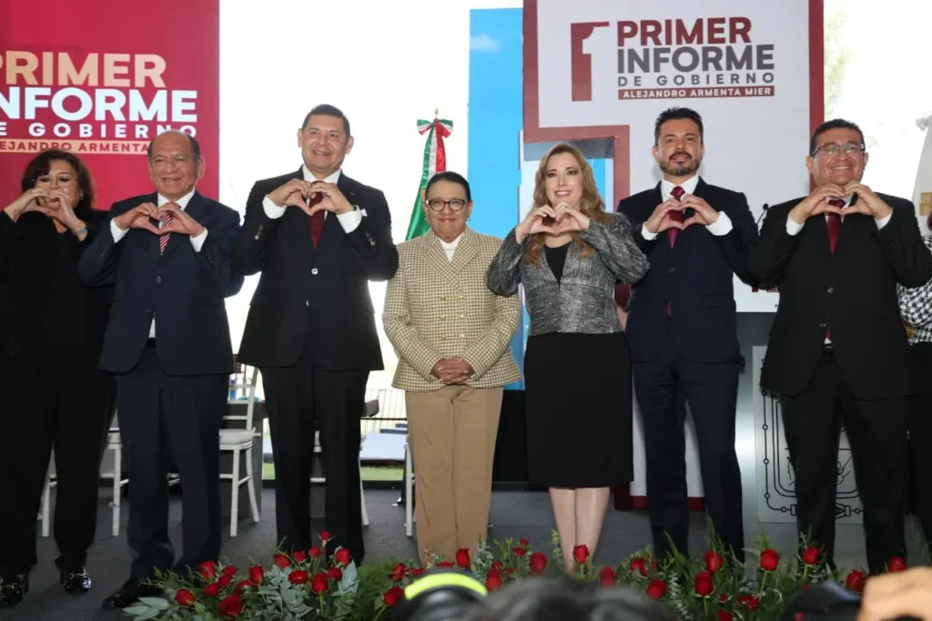 Alejandro Armenta presenta un balance de resultados en su Primer Informe de Gobierno