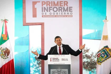 Alejandro Armenta presenta un balance de resultados en su Primer Informe de Gobierno