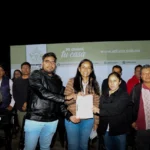 Ariadna Ayala fortalece la seguridad vial con alumbrado solar en Atlixco