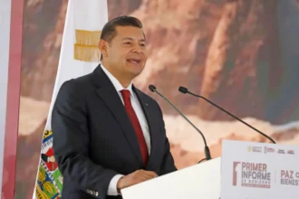 Armenta presentó en su Primer Informe de Gobierno reducción de costos en obra pública
