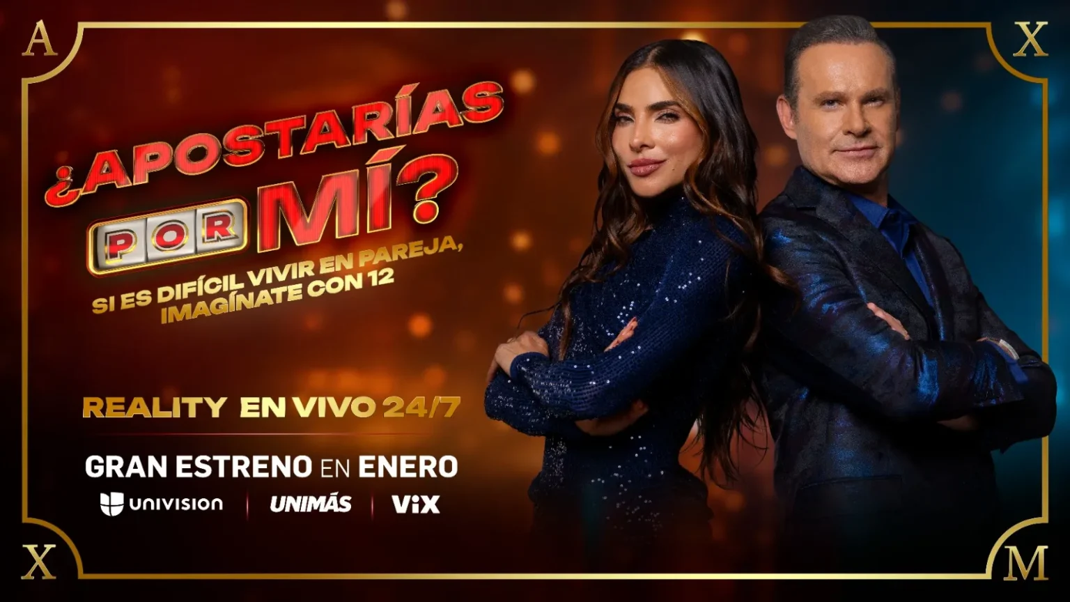 El domingo 18 de enero de 2026 se estrena el intenso reality “¿Apostarías por mí”.
