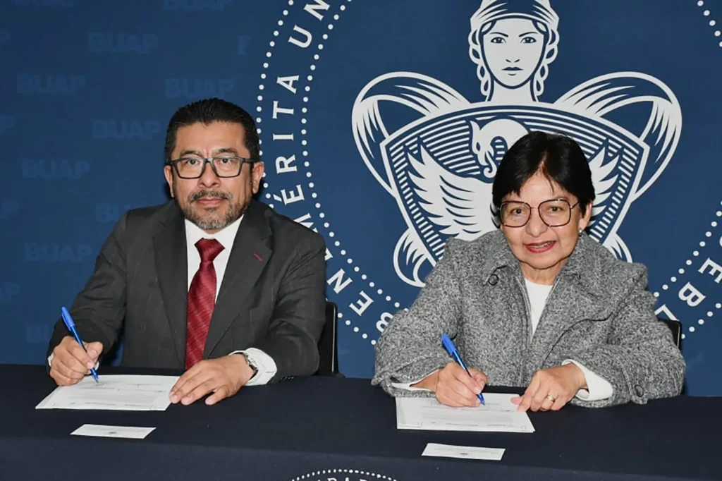 Firman convenio BUAP y la Secretaría Anticorrupción y Buen Gobierno del Estado de Puebla