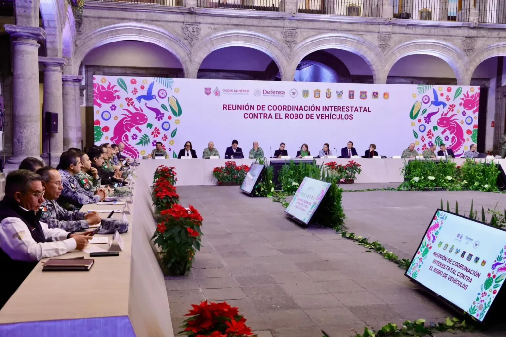 Gobierno de Puebla fortalece coordinación interestatal contra robo de vehículos y extorsión