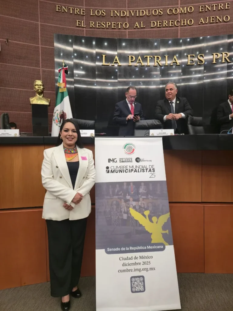 Liderazgo de Tonantzin Fernández destaca en la Cumbre Mundial de Municipalidades 2025