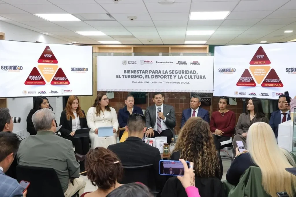 Modelo de bienestar con seguridad posiciona a Puebla con indicadores positivos