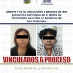 Obtuvo FGE la vinculación a proceso de dos presuntos partícipes en el delito de feminicidio ocurrido en Misiones de San Francisco