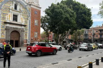 Policía de la Ciudad implementa acciones de seguridad en el Seminario Palafoxiano