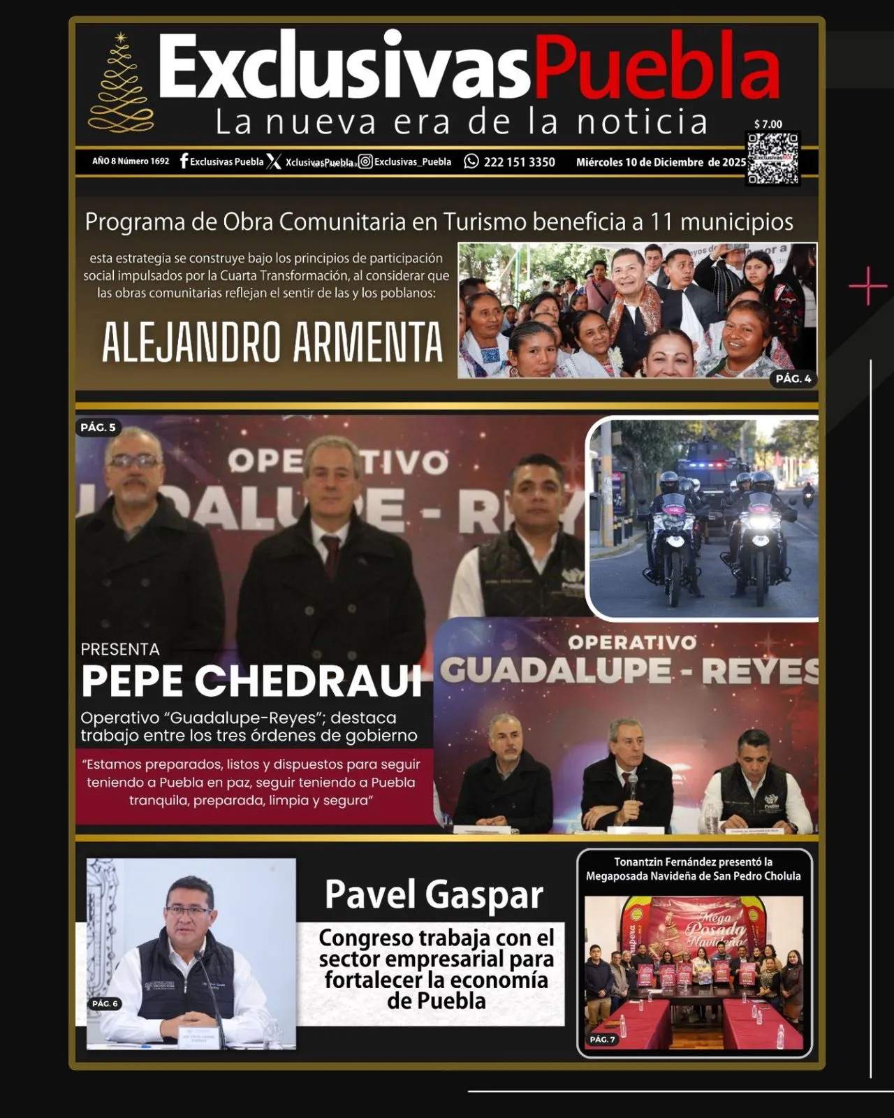 Portada Puebla 10 Diciembre
