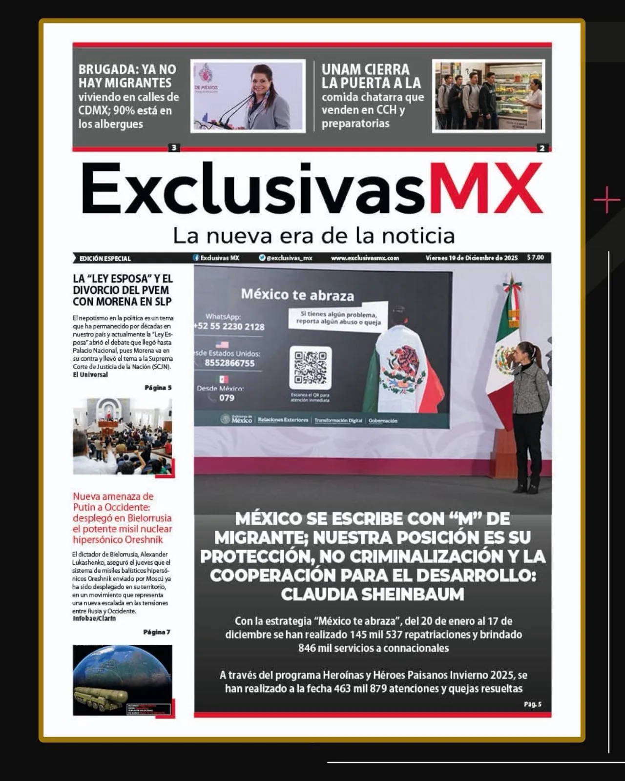 Portada MX 19 Diciembre