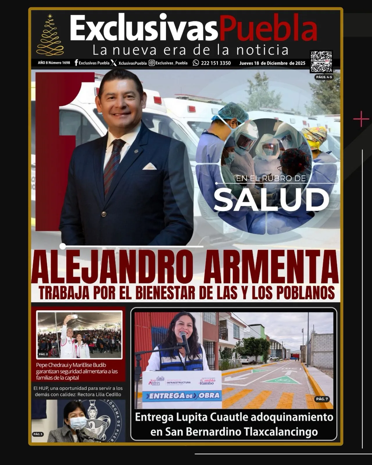 Portada Puebla 18 Diciembre