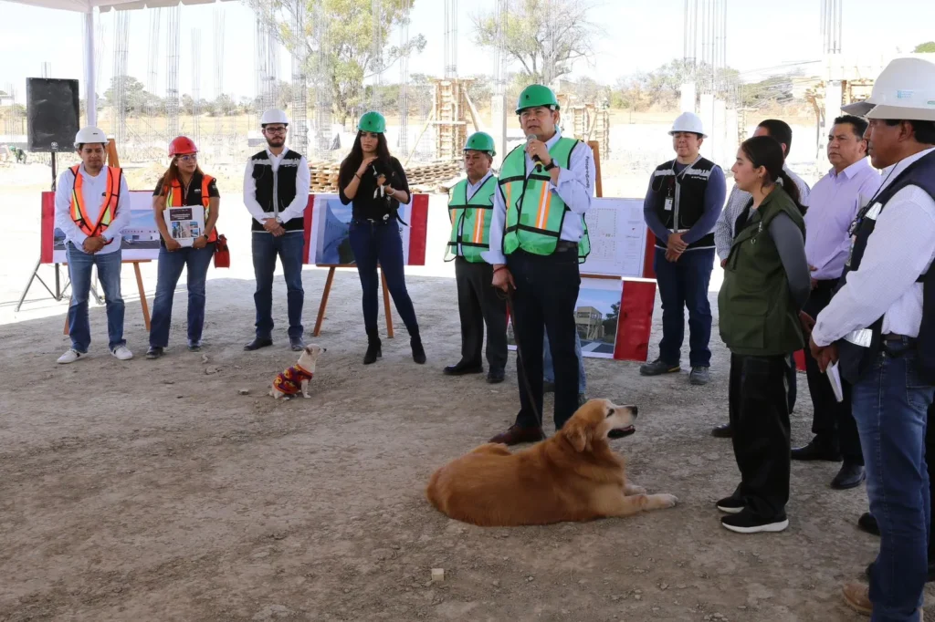 Puebla construye el mayor Centro de Bienestar Animal del estado avanzan las obras en el Parque Bicentenario
