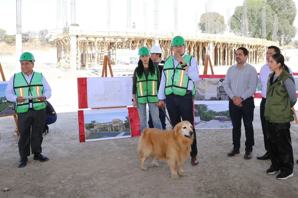 Puebla construye el mayor Centro de Bienestar Animal del estado avanzan las obras en el Parque Bicentenario