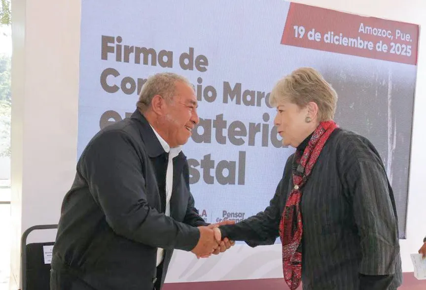 Severiano de la Rosa asiste a la Firma del Convenio Marco en Materia Forestal y refrenda el trabajo coordinado entre los tres órdenes de gobierno.