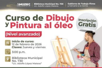 Amozoc impulsa el desarrollo artístico con curso de dibujo y pintura al óleo