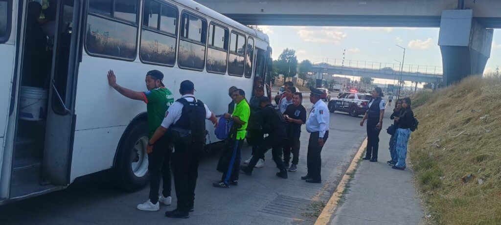 Amozoc refuerza la seguridad en el transporte público
