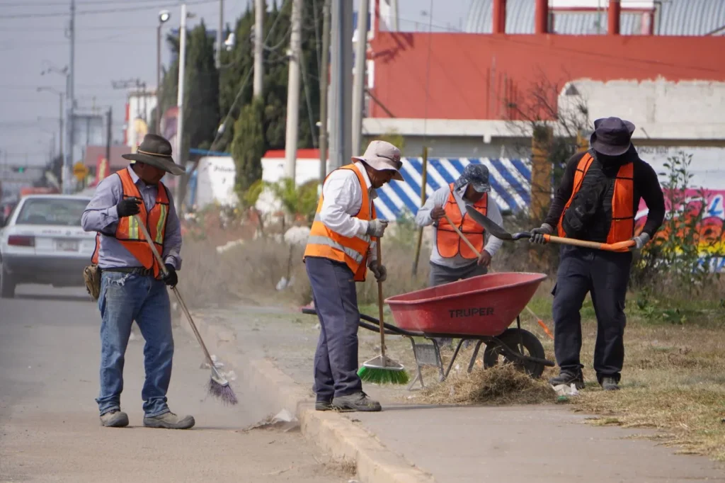 Amozoc trabaja  por un municipio limpio.