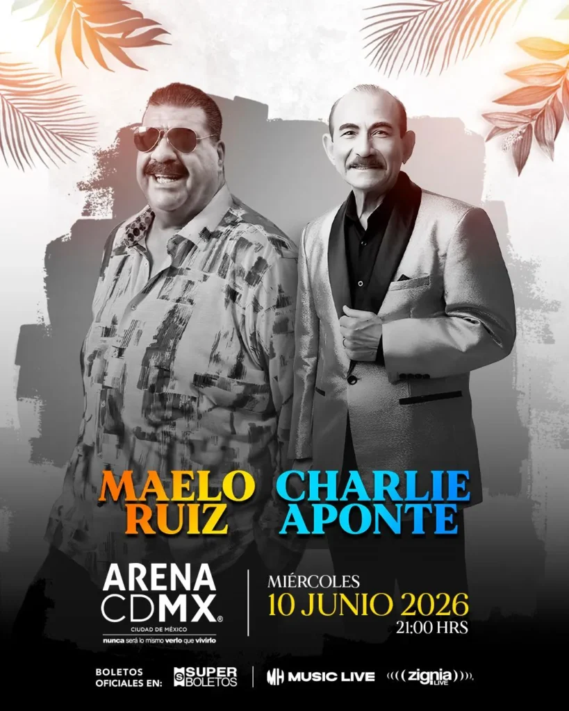 Maelo Ruiz y Charlie Aponte tendran un concierto en México