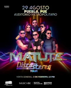 Matute se presentará en el Auditorio Metropolitano