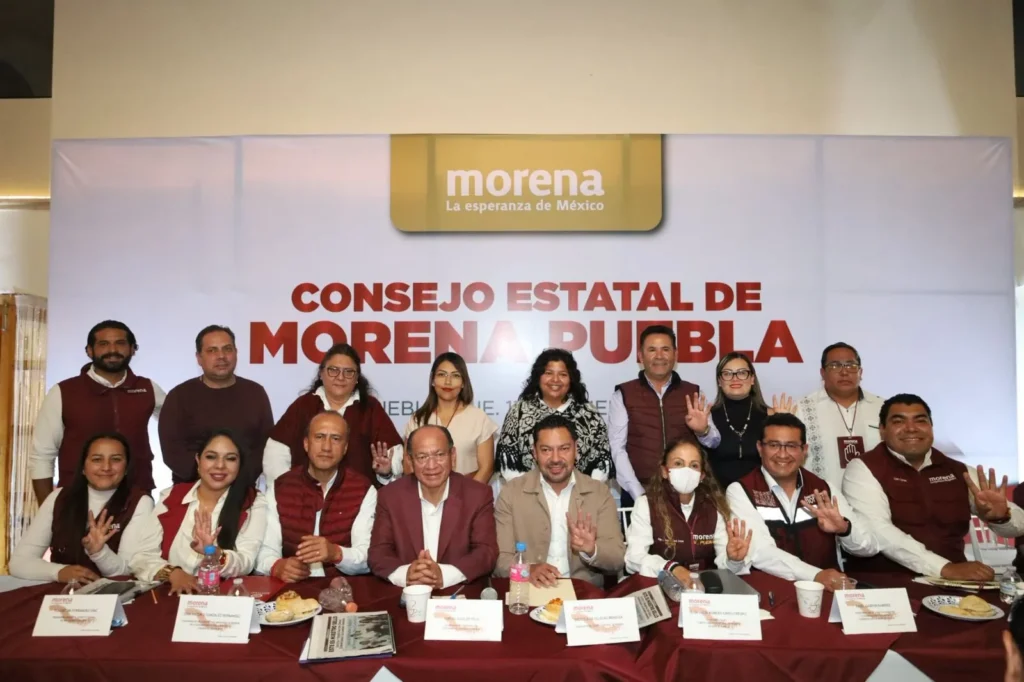 Morena Puebla respalda a Armenta y Sheinbaum y alista evaluación a alcaldes