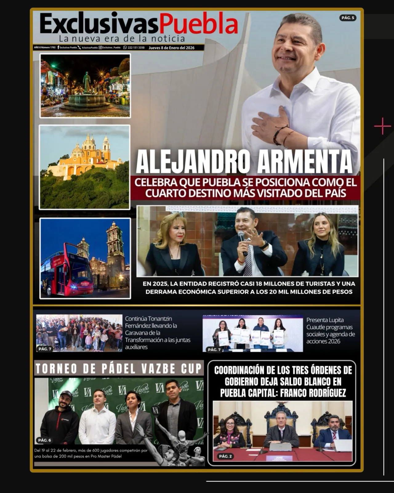 PORTADA PUEBLA 8 ENERO