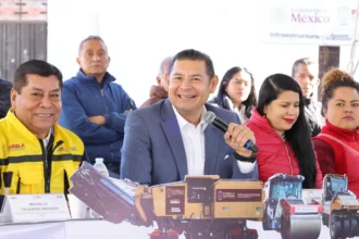 Rehabilitación vial en Puebla