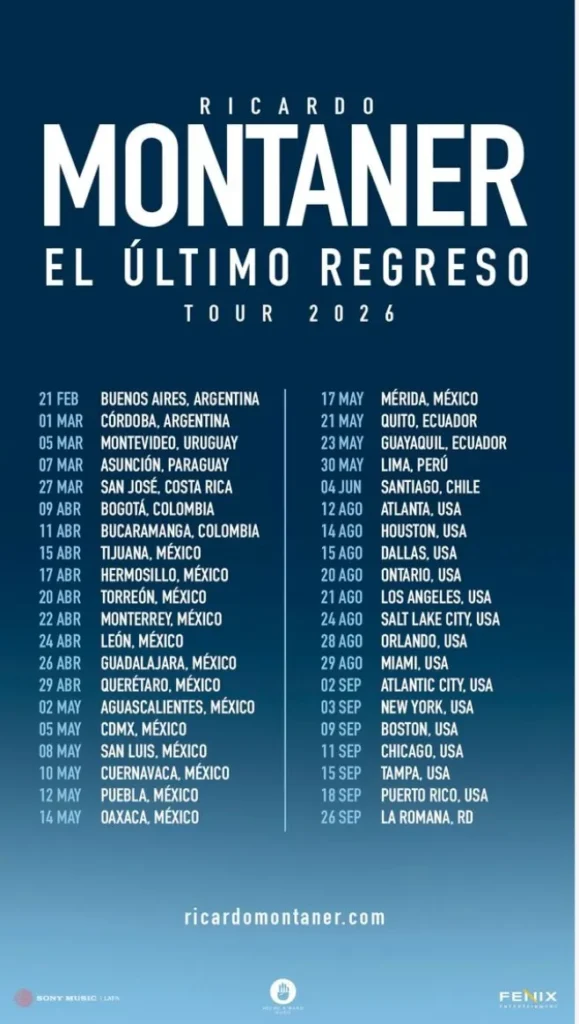 Ricardo Montaner se posicionó en el número 1 del chart general