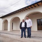 Severiano de la Rosa Romero realiza supervisión a la Antigua Estación del Tren en Amozoc