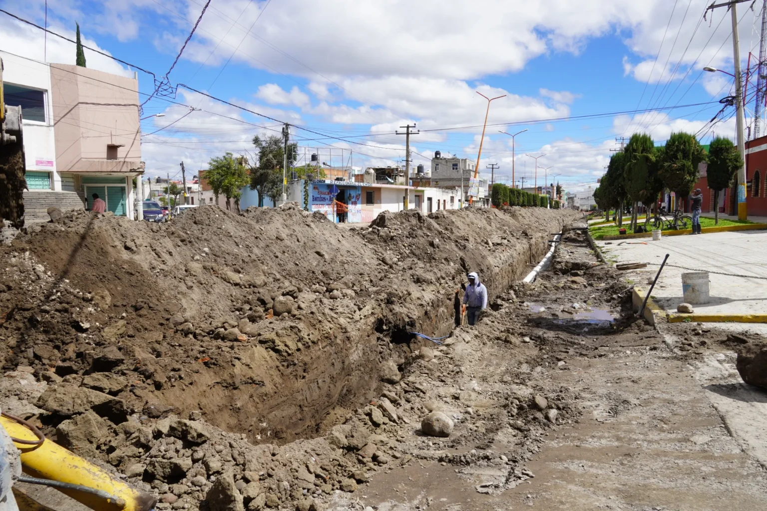 drenaje nuevo en san martin texmelucan