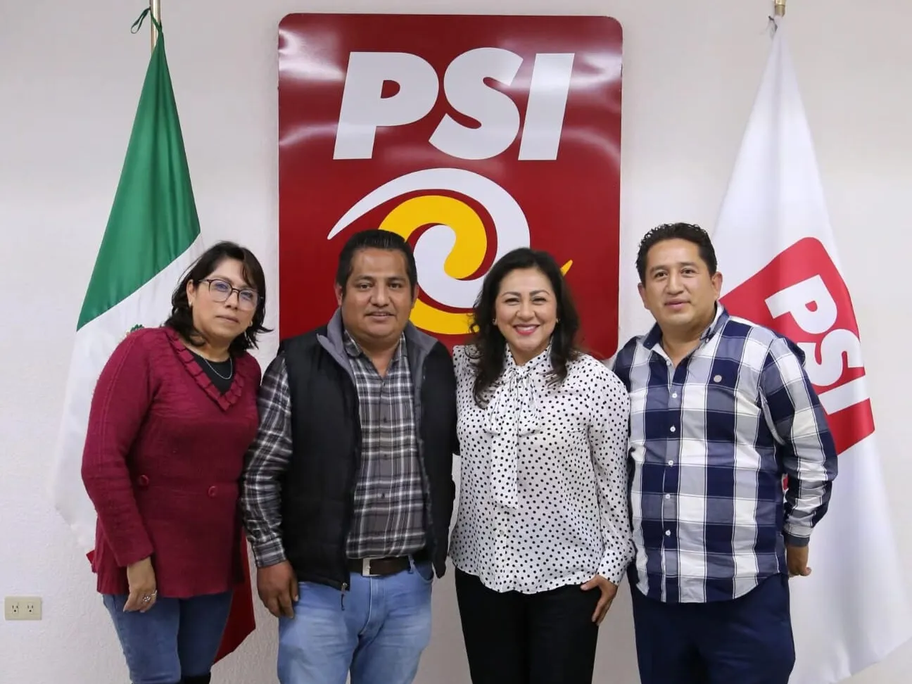 refrendan respaldo a la dirigencia estatal del PSI