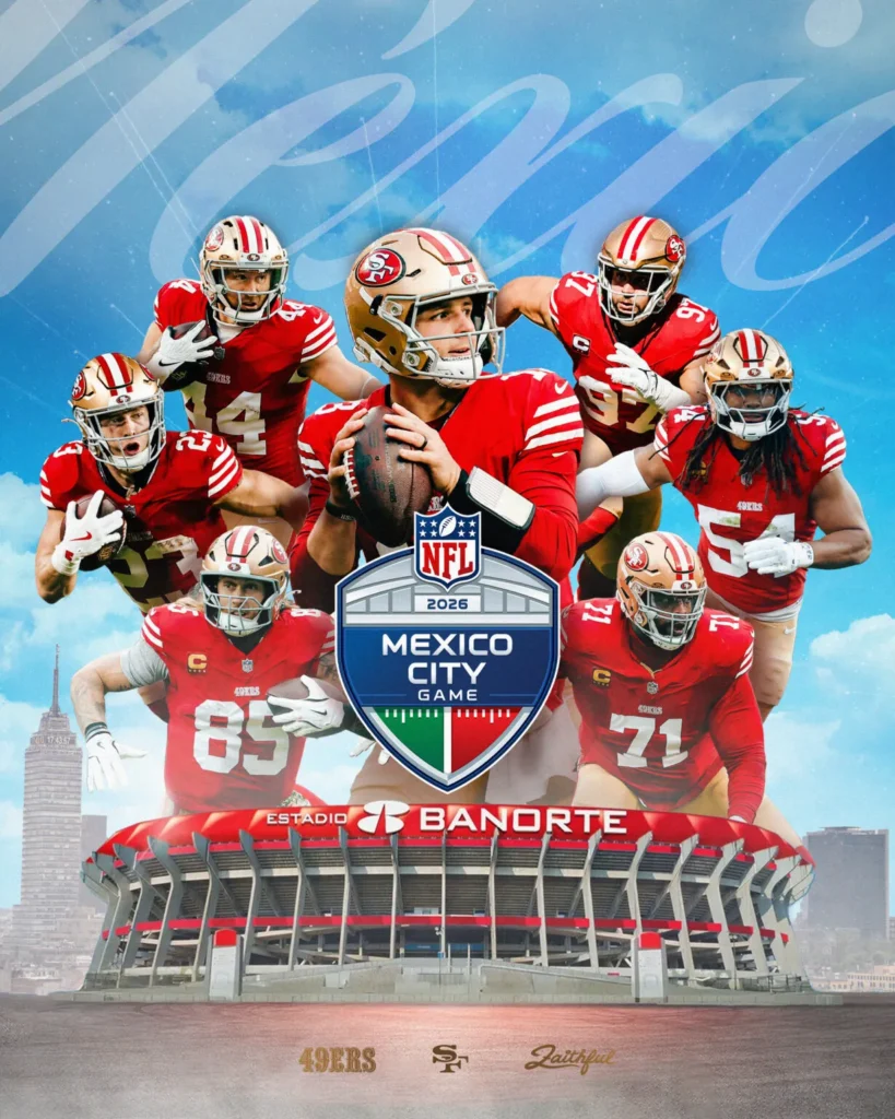 49ers de San Francisco regresan a la Ciudad de México en 2026