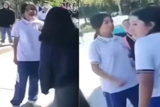 Captan pelea entre estudiantes de telesecundaria en Zacapoaxtla;