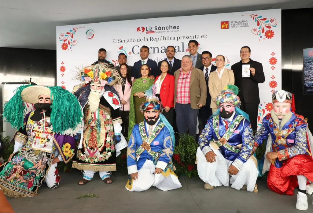 El Carnaval de Huejotzingo llega al Senado