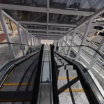 En la Vía Atlixcáyotl, vandalizan elevadores y escaleras eléctricas