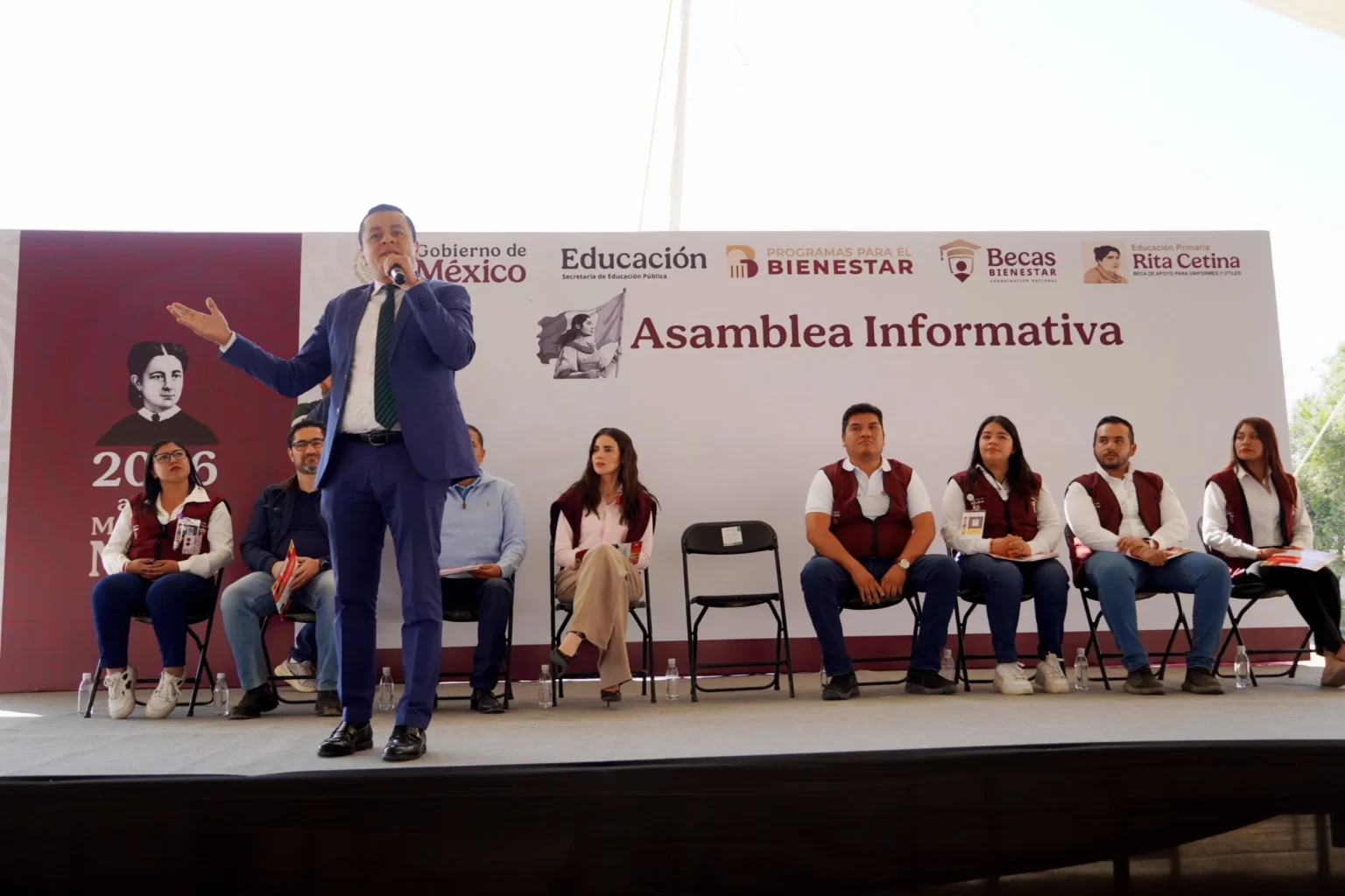 Gobierno de Juan Manuel Alonso suma esfuerzos con federación en impulso a la educación con la Beca Rita Cetina