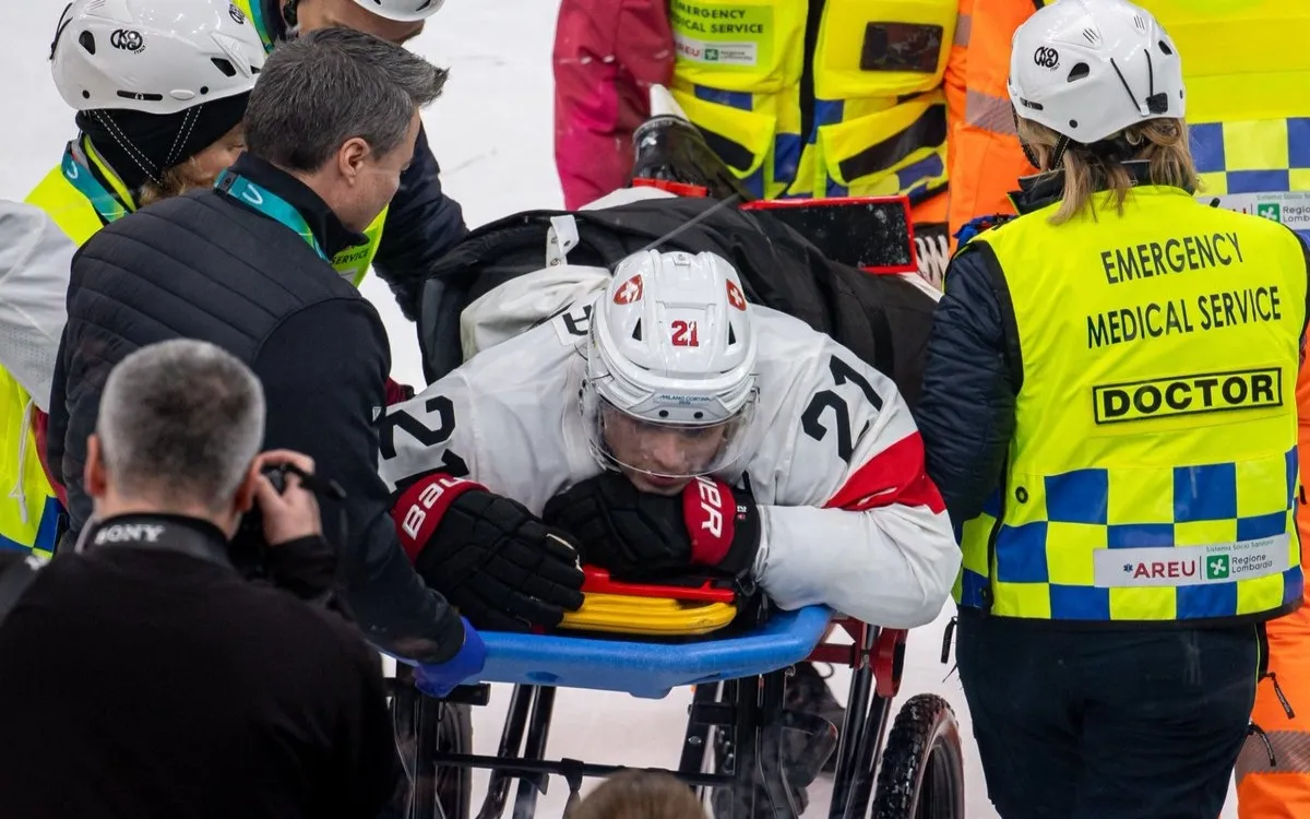 Grave lesión de Kevin Fiala operado tras brutal choque en Milano-Cortina 2026