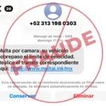 Nueva estafa por “fotomultas” en Puebla alertan por SMS falsos que roban datos