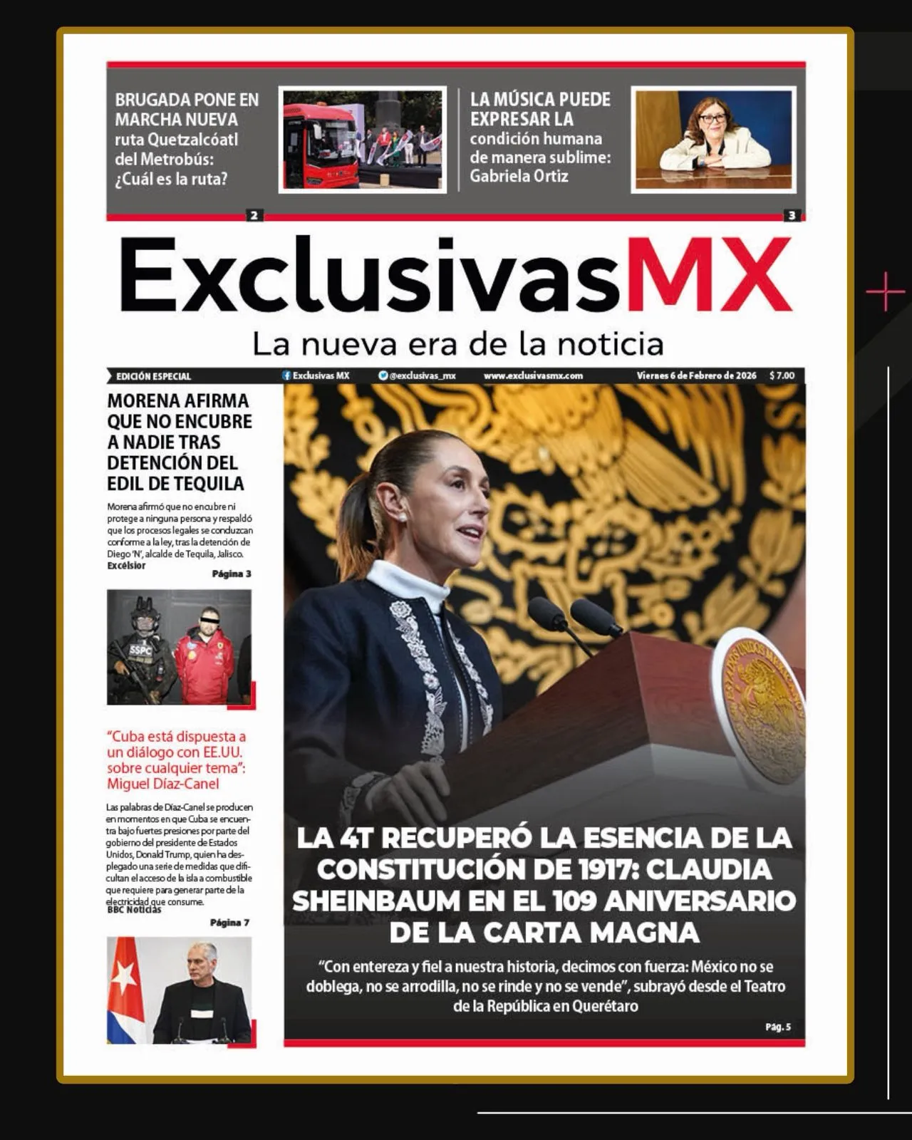 PORTADA MÉXICO 6 FEBRERO
