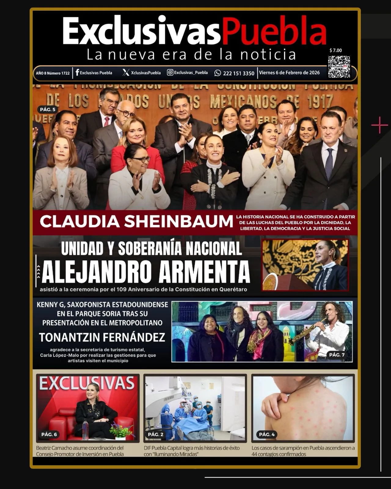 PORTADA PUEBLA 6 FEBRERO