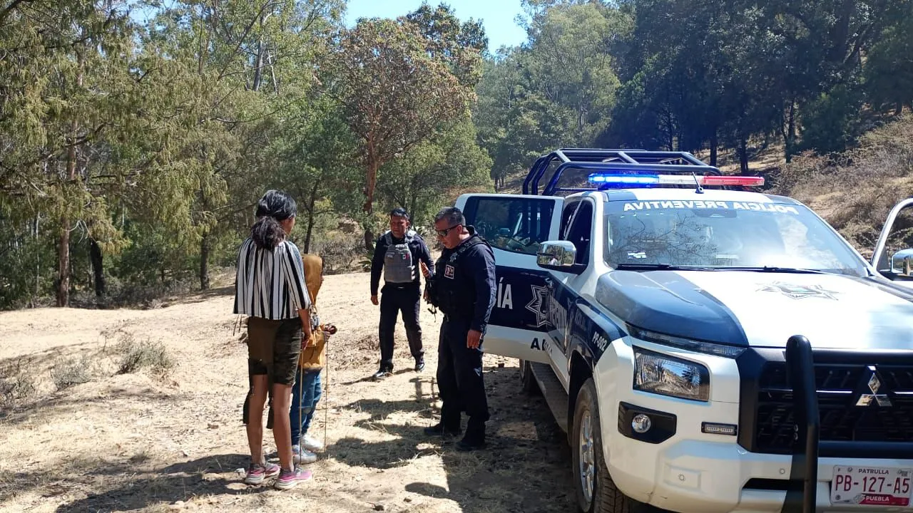 Policía Municipal de Amozoc localiza a menores