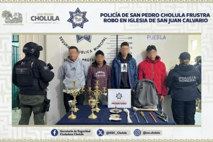 Policía de San Pedro Cholula frustra robo