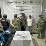 Seguridad Pública de Texmelucan y Marina aseguran a 2 sujetos