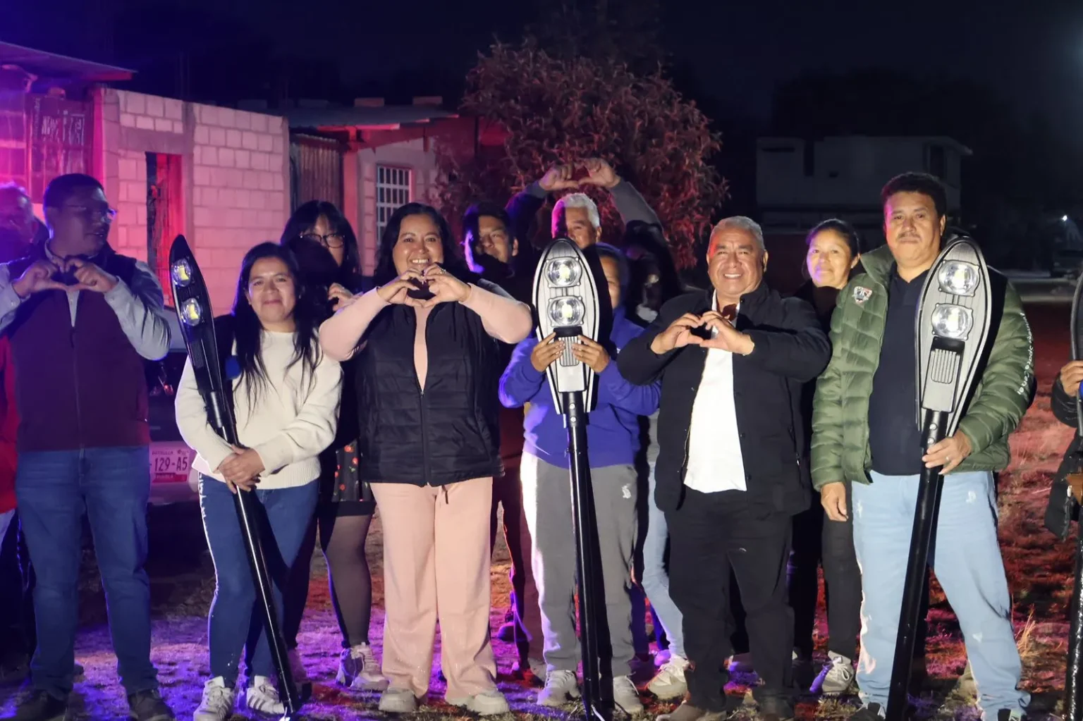 Severiano de la Rosa realiza importantes ampliaciones de alumbrado público