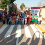 Tonantzin Fernández entrega pavimentación de la calle 4 norte