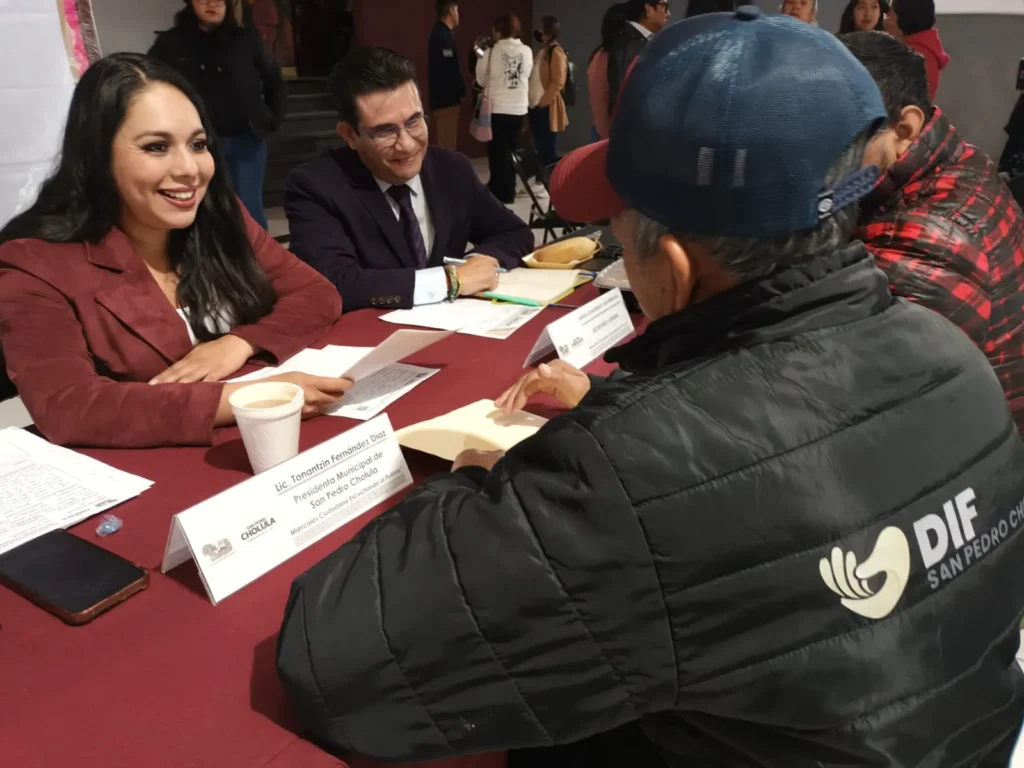presidenta que siempre nos recibe con los brazos abiertos
