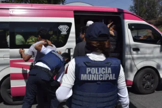 seguridad en el transporte público con el Operativo “Pasajero Seguro” en San Pedro Cholula