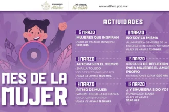 Ariadna Ayala conmemora el día internacional de la mujer en Atlixco
